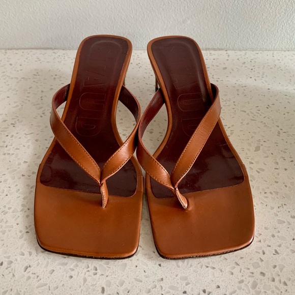 Staud Leather sandals 35 - Picture 1 of 3